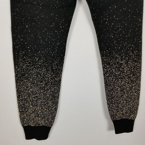 Torrid Women Plus Platinum Sweater Legging Pants Sz 3X  Lurex Black Pull On Cozy - Picture 6 of 8